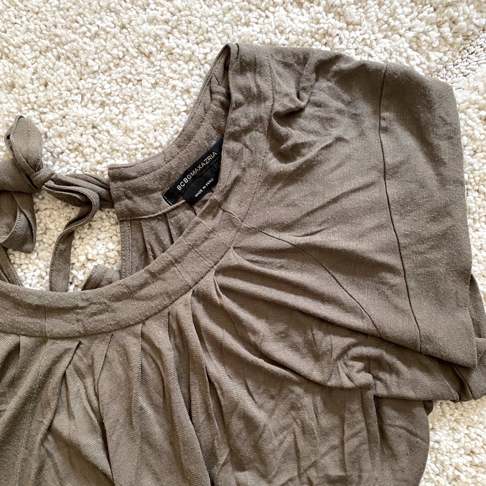 Y2K BCBG Max Azria Batwing Sleeve Summer Dress
